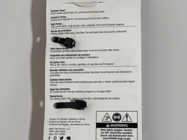 Crescent Double End Nail Puller 12 inch - Image 4