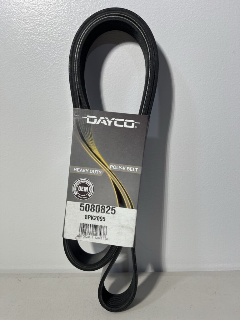 Dayco 5080825 Poly Rib Heavy Duty Serpentine Belt – 82.5" Length, 8-Rib