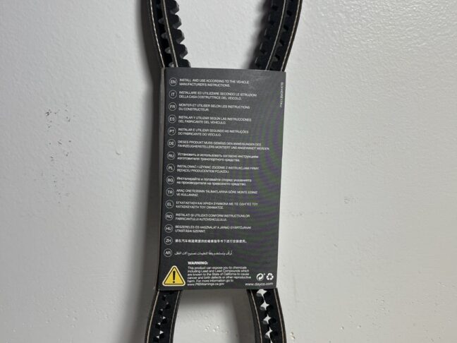 Dayco 17620 Bottom Cog V-Belt – 62" Length, 0.53" Width - Image 2