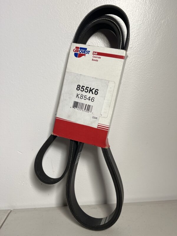 Carquest 855K6 Serpentine Belt – 85.5" Length, 6-Rib