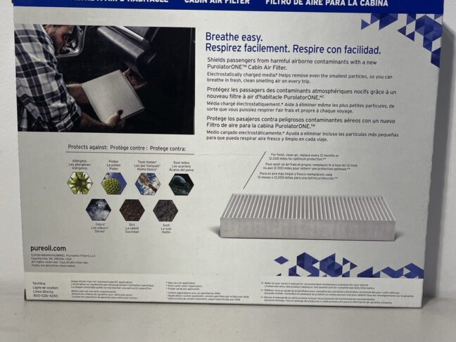 PurolatorONE C35661 Cabin Air Filter – Advanced Filtration for Hyundai and Kia Models (2006–2010) - Image 3