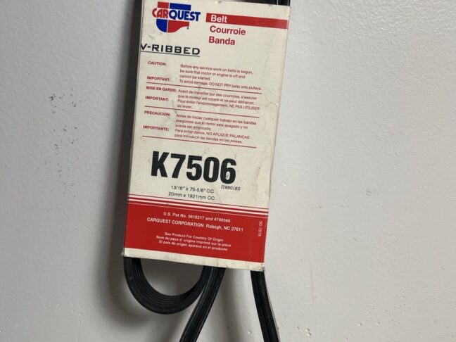 Carquest 750K6 Serpentine Belt – 75.00" Length, 6-Rib - Image 2