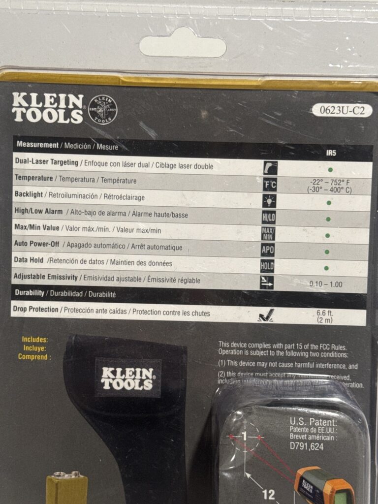 Klein Tools Dual Laser Infrared Thermometer