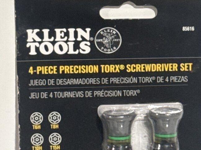 Klein Tools 4 Piece Precision Torx Screwdriver set