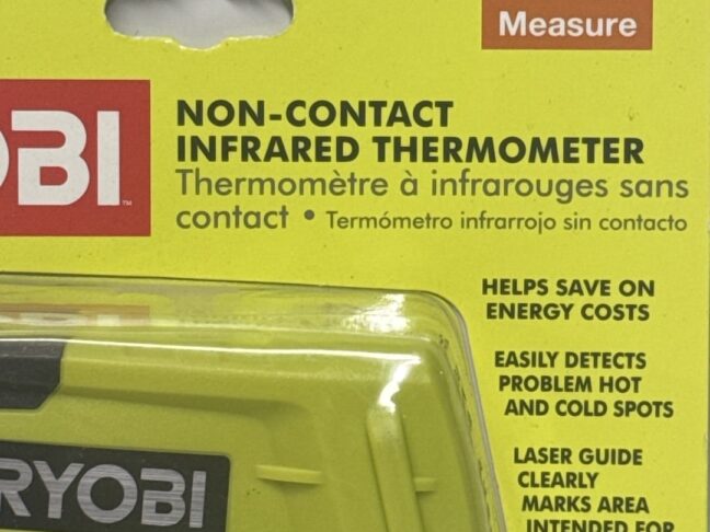 Ryobi Infrared Thermometer