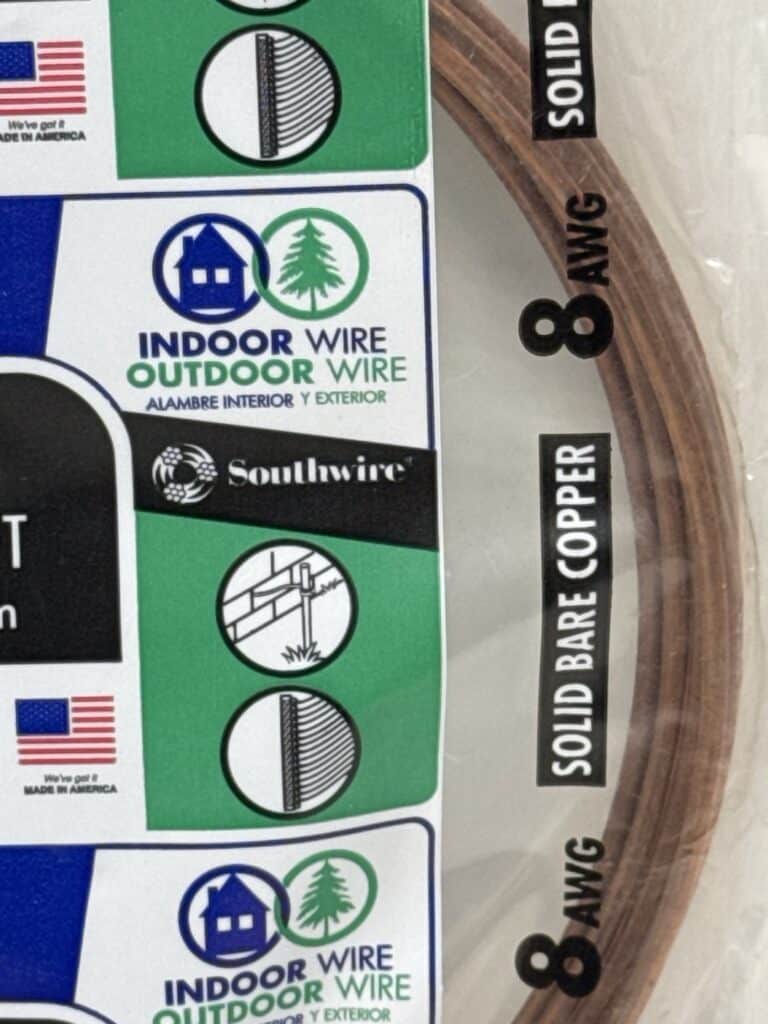 Southwire Solid Bare Copper 15ft 8 AWG - Image 5