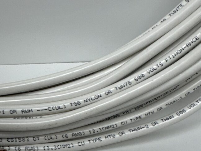 Southwire SIMpull 6 AWG White Stranded Copper THHN wire 69'ft - Image 2