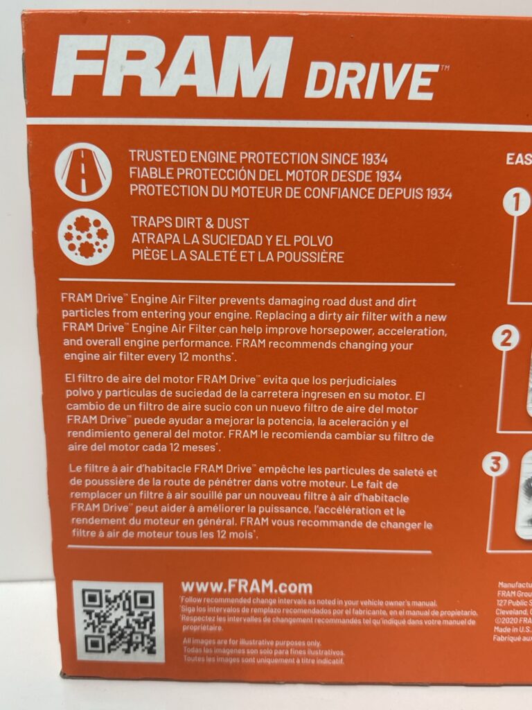FRAM Drive Air Filter FDA8997 - Image 5