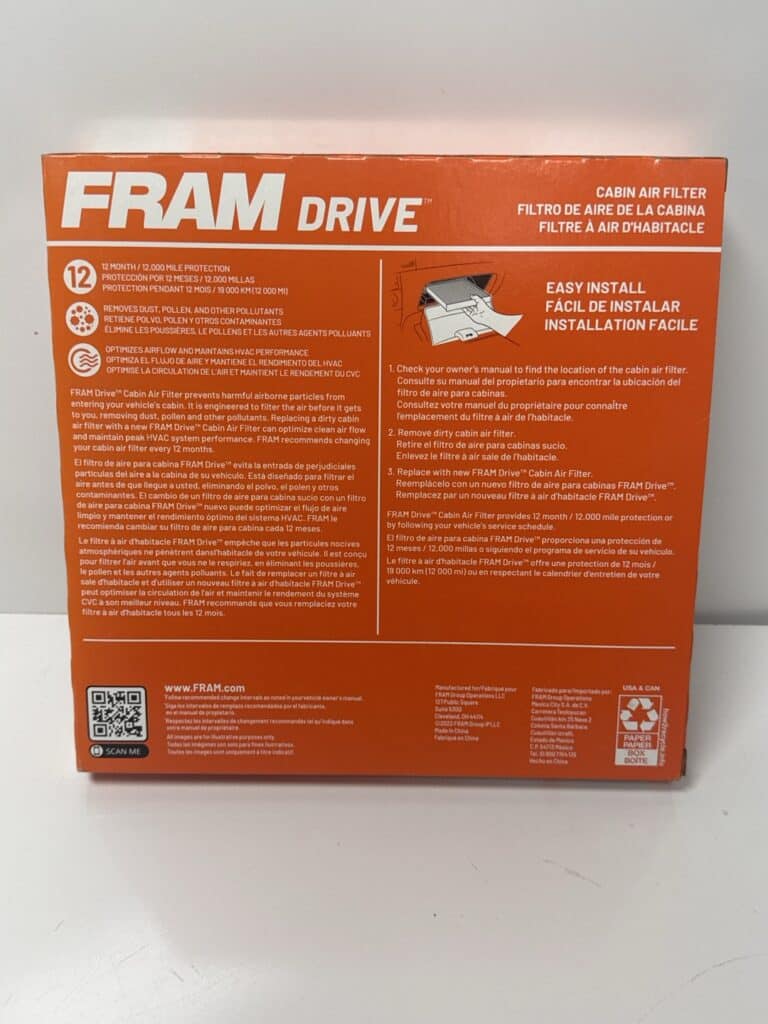 FRAM FDC12554 Cabin Air Filter - Image 5