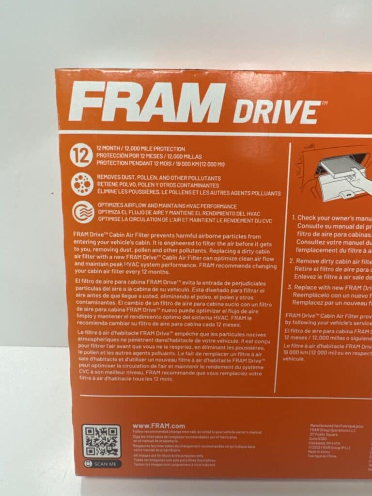 FRAM FDC12554 Cabin Air Filter - Image 6