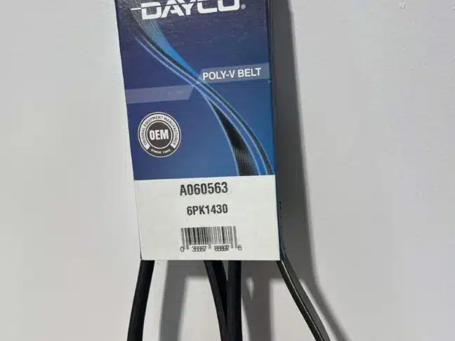 Dayco A060563 Aramid Cord Poly Rib Serpentine Belt – 6-Rib, 56.3" Length