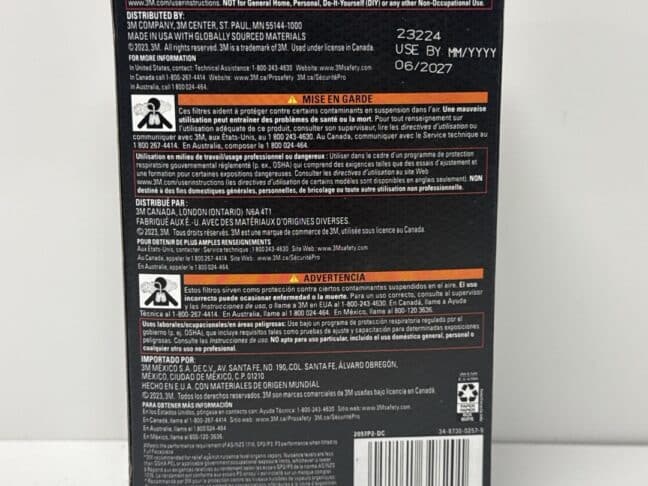 3M P100 Particulate + Odor Filters  2097P2-DC  2 pack - Image 5