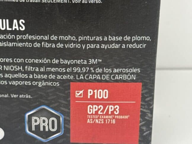 3M P100 Particulate + Odor Filters  2097P2-DC  2 pack - Image 7