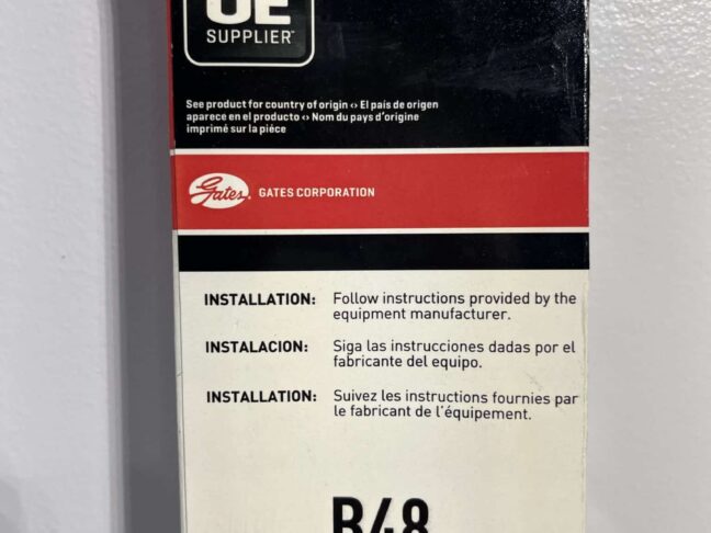 Gates B48 Hi-Power II V-Belt – 51" Outside Circumference - Image 3