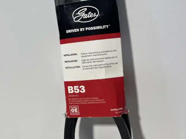 Gates B53 Hi-Power II V-Belt – 56" - Image 4