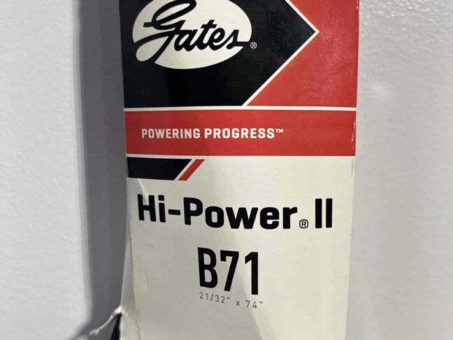 Gates B71 Hi-Power II V-Belt – Oil & Heat Resistant Industrial Drive Belt - Image 5