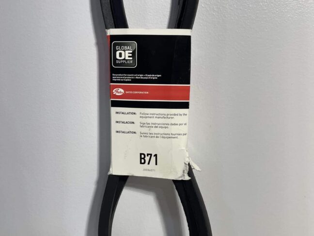 Gates B71 Hi-Power II V-Belt – Oil & Heat Resistant Industrial Drive Belt - Image 4