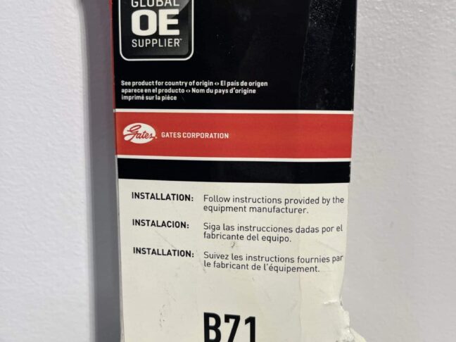 Gates B71 Hi-Power II V-Belt – Oil & Heat Resistant Industrial Drive Belt - Image 3