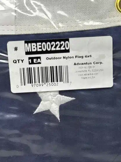 American Flag 4'x6' Nylon Flag - Image 2