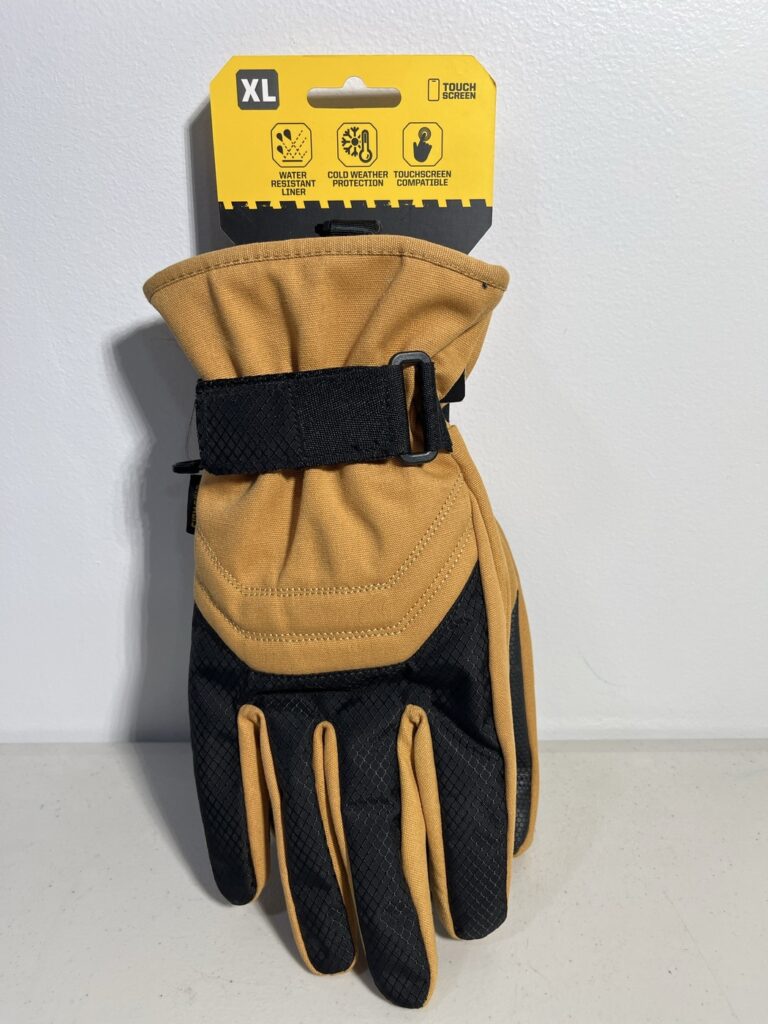 FIRM GRIP XL Winter Work Gloves – Water-Resistant Duck Canvas Outdoor Gloves - Image 2