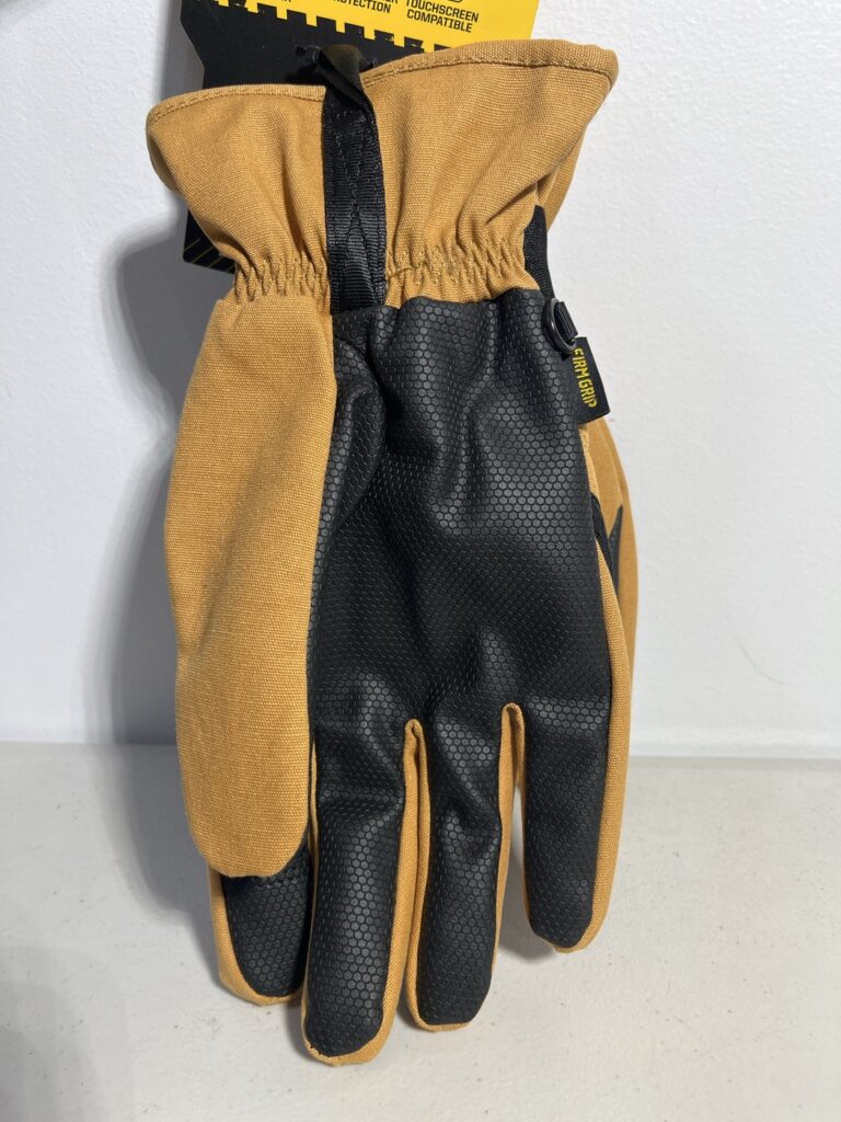 FIRM GRIP XL Winter Work Gloves – Water-Resistant Duck Canvas Outdoor Gloves - Image 4