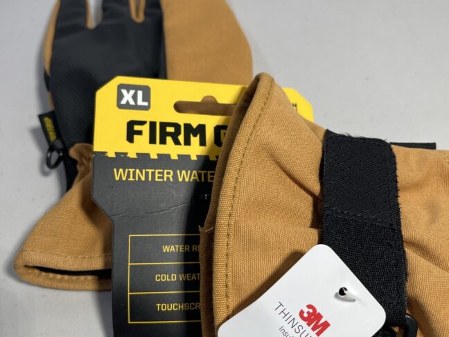 FIRM GRIP XL Winter Work Gloves – Water-Resistant Duck Canvas Outdoor Gloves - Image 5