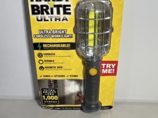 Handy Brite Ultra-Bright LED Cordless Rechargeable Work Light – 1000 Lumens with Magnetic Base and Flip-Up Hook