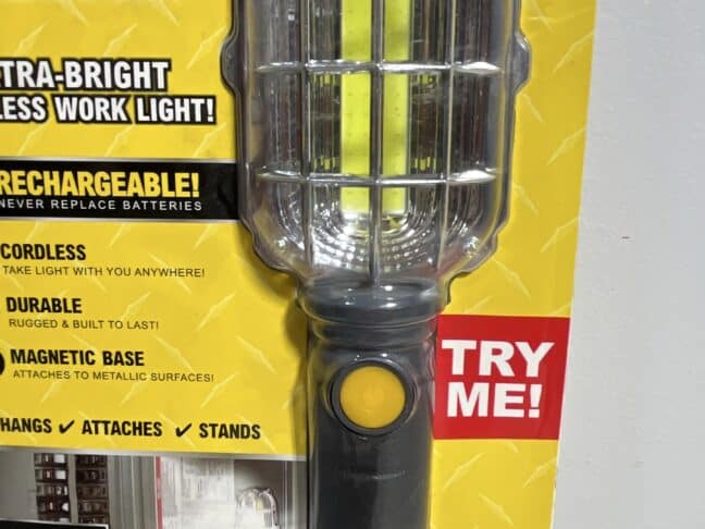 Handy Brite Ultra-Bright LED Cordless Rechargeable Work Light – 1000 Lumens with Magnetic Base and Flip-Up Hook - Image 2