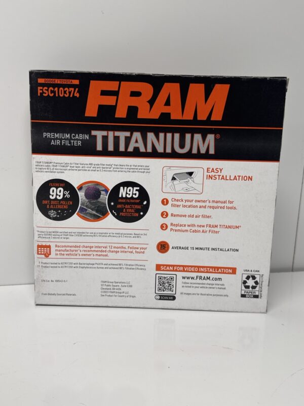 Fram Premium Cabin Air Filter FSC10374 - Image 5