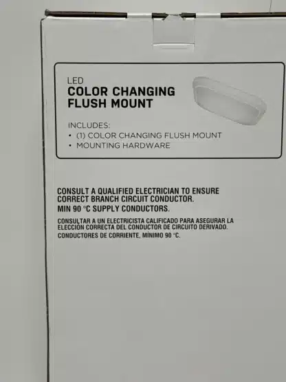 Commercial Electric Color Changing 12 Inch LED Flush Mount - Image 2