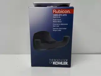 Kohler Matte Rubicon Black Robe Hook
