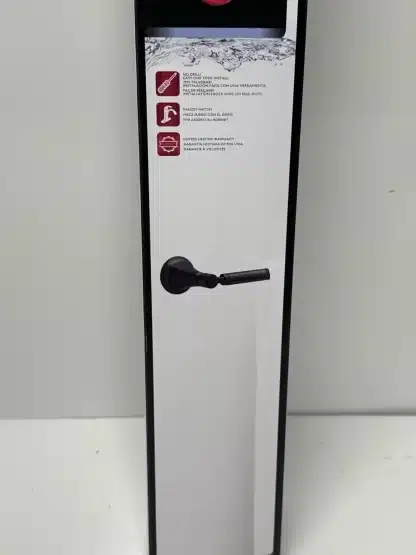 Delta Lorna Matte Black Towel Bar 18 Inch - Image 5