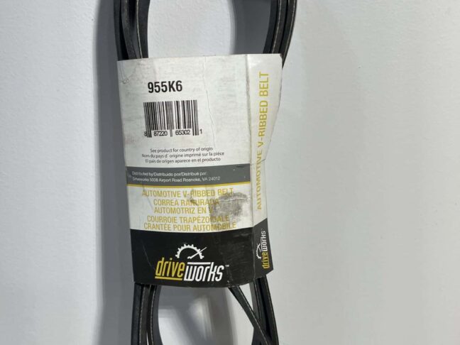 Driveworks 955K6 Serpentine Belt – 6-Rib, 95.5"