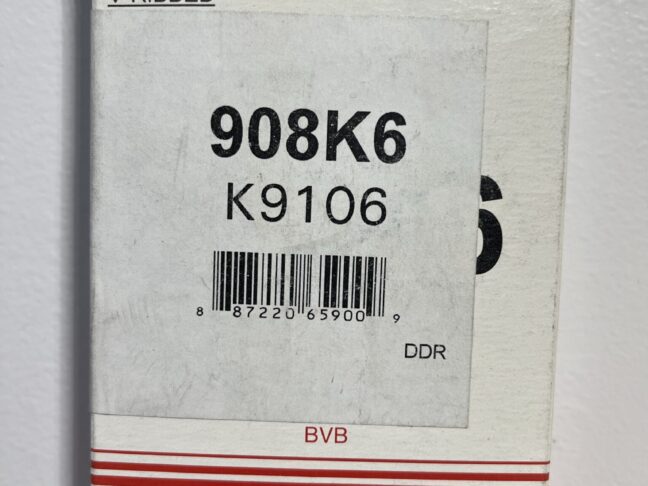 CarQuest 908K6 Serpentine Belt – 6-Rib, 90.75" - Image 4