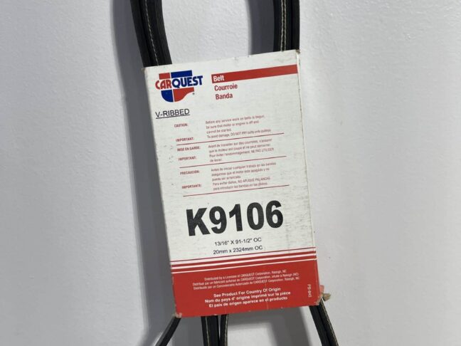 CarQuest 908K6 Serpentine Belt – 6-Rib, 90.75" - Image 5