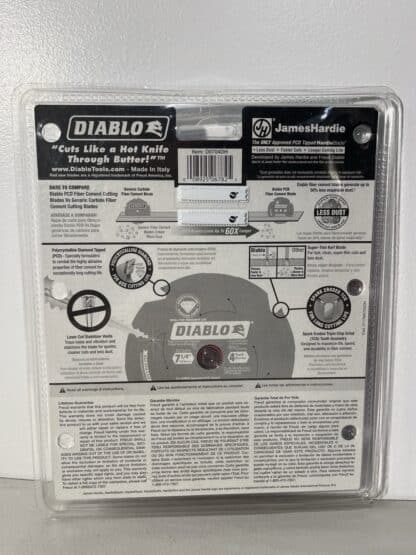 Diablo D0704DH 7-1/4" 4-Tooth PCD Fiber Cement Saw Blade - Image 4