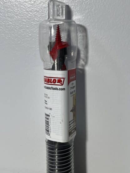 Diablo DAG1130 1" x 7-1/2" Auger Bit – Quick-Change Hex Shank for Wood & Nail-Embedded Applications - Image 2