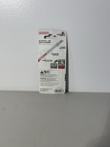 Diablo DJT101BRF5 4" 10 TPI Bi-Metal T-Shank Jigsaw Blades – Reverse Cut, 5-Pack - Image 3