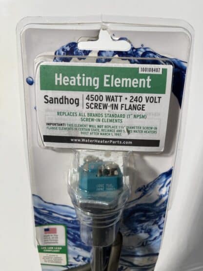 Reliance 100108407 4500W 240V Incoloy Screw-In Water Heater Element - Image 3
