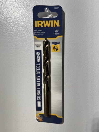 Irwin 3/8" Cobalt Alloy Steel Drill Bit