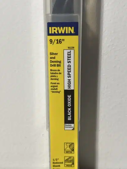 Irwin 9/16" High Speed Drill Bit - Image 4