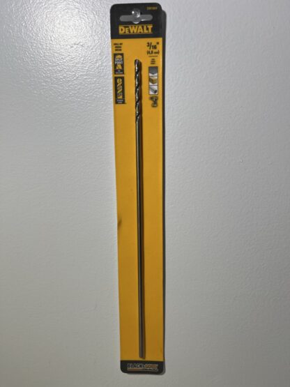 Dewalt DW1604 Black and Gold Twist Drill Bit 3/16" X 12"