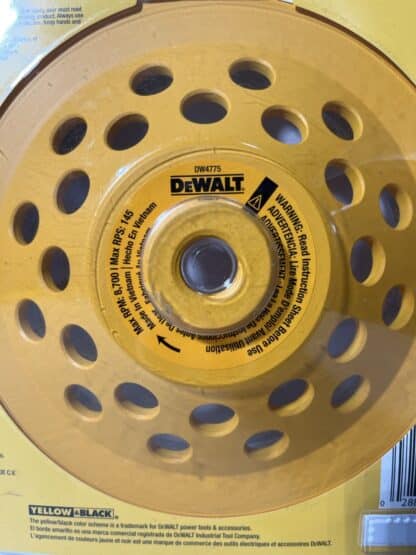 DEWALT DW4775 7-Inch Double Row Diamond Cup Grinding Wheel – Fits 5/8"-11 Arbor - Image 4
