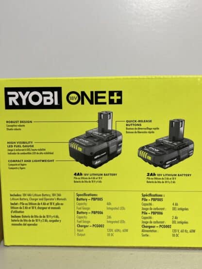 Ryobi PSK106SB Battery Kit - Image 3