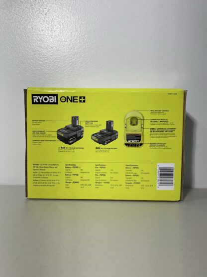 RYOBI PSK116SB 18V ONE+ Starter Kit – (2) 4.0Ah & (1) 2.0Ah Lithium-Ion Batteries with Charger - Image 4