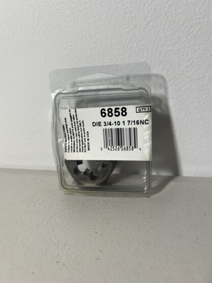 Irwin Hanson High Carbon Steel Hexagon Die 3/4" - Image 2