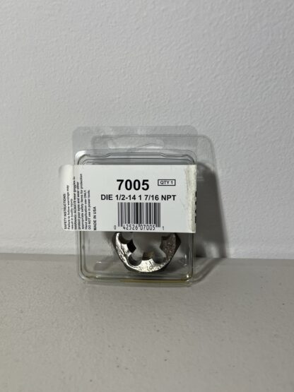 Irwin Hanson 1/2" High Carbon Hexagon Die - Image 4