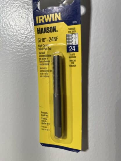 Irwin 5/16" High Carbon Fraction Tap - Image 5