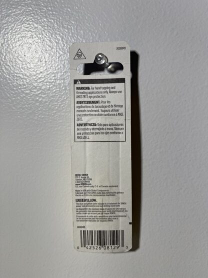 Irwin 5/16" High Carbon Fraction Tap - Image 3