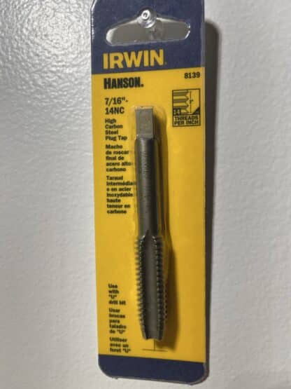 Irwin 7/16" High Carbon Fraction Tap - Image 4